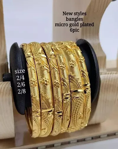 Elegant Brass And Bangles For Women Pack Of