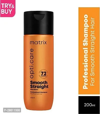 matrix opti care smooth straight shampoo 200ml  pack of 1-thumb0