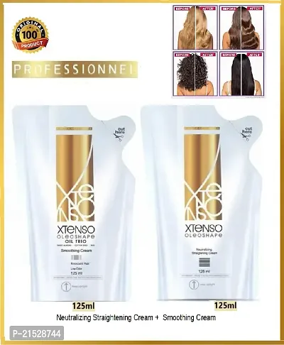 X-Tenso Oleoshape Smoothing Extra Resistant Hair Straightener (125ml) + Neutralizing Cream (125ml)