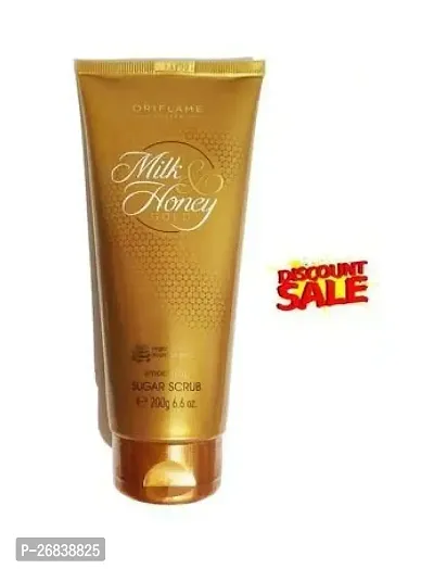 Oriflame Sweden MILK  HONEY GOLD Smoothing Sugar Scrub 200 ml.