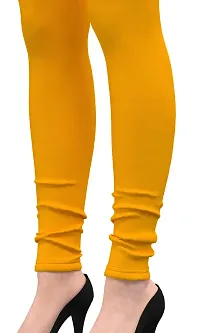 Stylish Fancy Lycra Solid Leggings For Women-thumb2