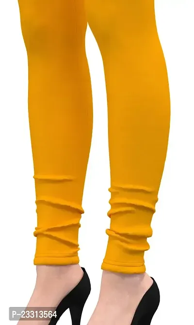 Stylish Fancy Lycra Solid Leggings For Women-thumb3