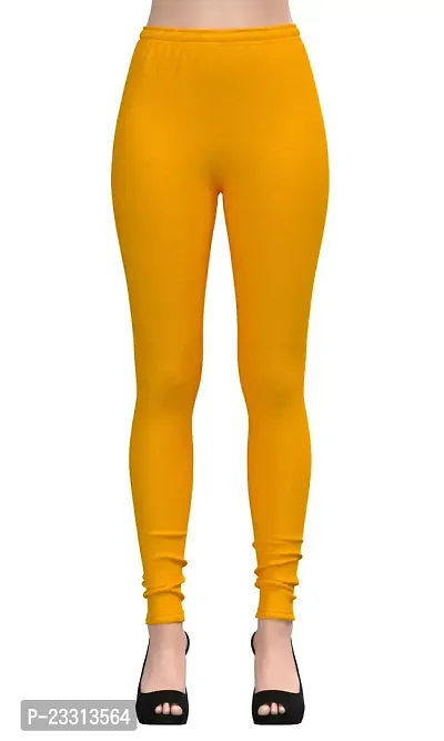 Stylish Fancy Lycra Solid Leggings For Women-thumb0