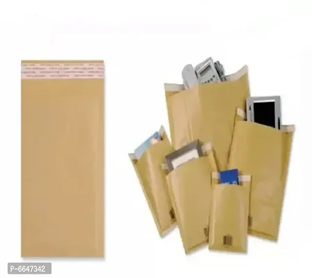 Kraft Paper Courier Bags/Envelopes 100 GSM Bag (Pack of 50) Size- (10X14)-thumb0