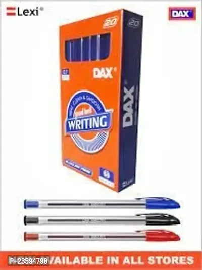 COMBO DAX BALL BLUE PEN SET [ 40 PEICE SET ] neat,clean,smooth,use and throw ball pen-thumb3