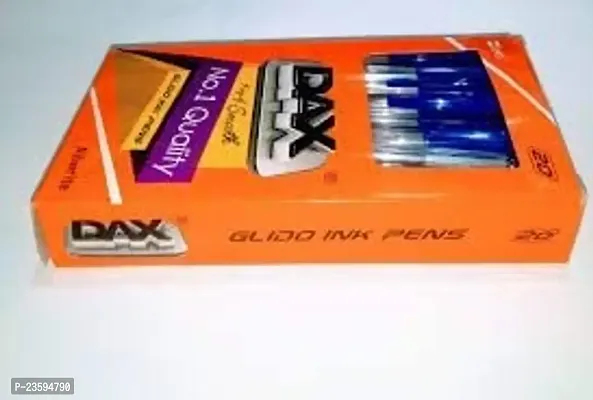 COMBO DAX BALL BLUE PEN SET [ 40 PEICE SET ] neat,clean,smooth,use and throw ball pen-thumb2