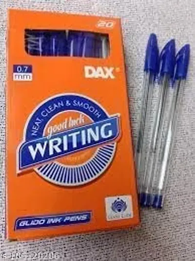 COMBO DAX BALL BLUE PEN SET [ 40 PEICE SET ] neat,clean,smooth,use and throw ball pen