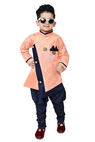 Comfortable Blend Kurta Sets For Boys