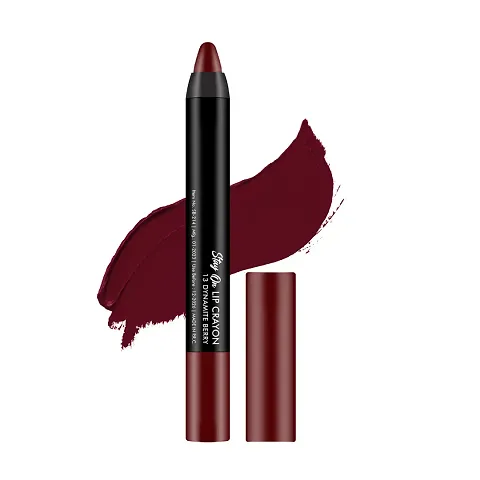 Swiss Beauty Matte Long Lasting Crayon Lipstick| Smudge proof and waterproof | For Hydration and Moisturization |3.5g |
