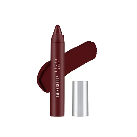 Swiss Beauty Stain Matte Lipstick, 3g