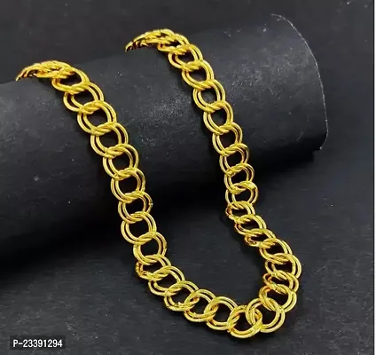 Trendy Golden Brass Chain For Men-thumb0