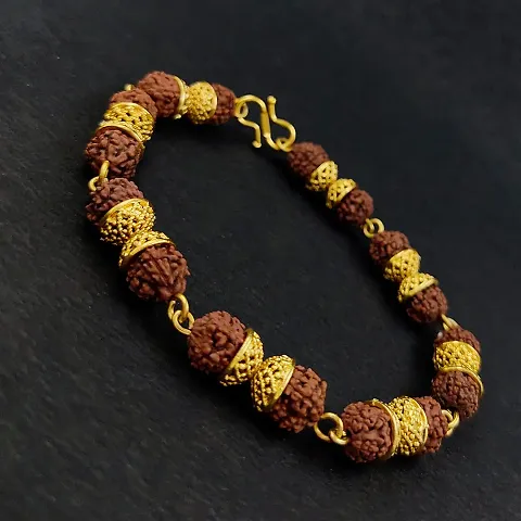 Alluring Wood Beads Bracelet For Men