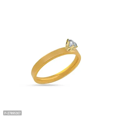 Cubic Zircon Gold plating Diamond Engagement Ring for Girl And Women