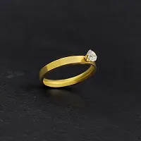 Cubic Zircon Gold plating Diamond Engagement Ring for Girl And Women-thumb2