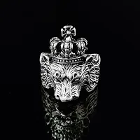 Oxidize men ring Silver plated ring set Brass Material KGF Type Ring for boys-thumb4