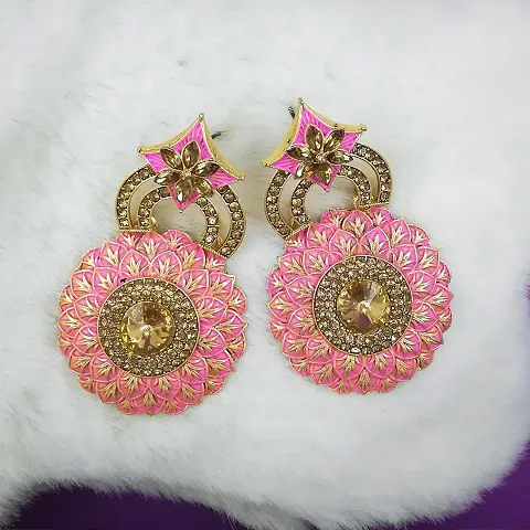 Traditional Alloy Drop Earrings