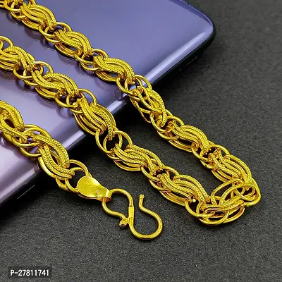 Gold Plated Stainless Steel Designer Chain For Men  Boys-thumb4