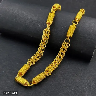 High Quality Indian Polished Gold Plated Brass Chain Gold Chain for Men