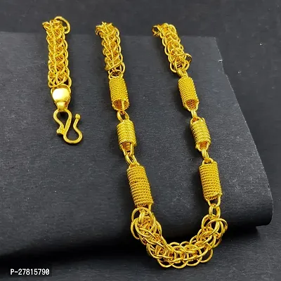 High Quality Indian Polished Gold Plated Brass Chain Gold Chain for Men-thumb5