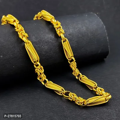 High Quality Indian Polished Gold Plated Brass Chain Gold Chain for Men-thumb0