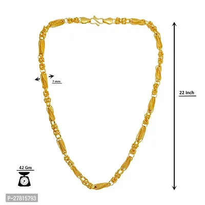 High Quality Indian Polished Gold Plated Brass Chain Gold Chain for Men-thumb2