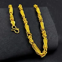 High Quality Indian Polished Gold Plated Brass Chain Gold Chain for Men-thumb4