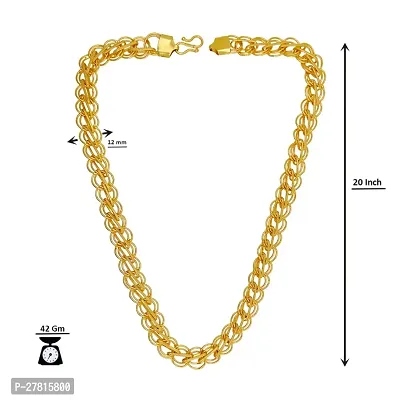 High Quality Indian Polished Gold Plated Brass Chain Gold Chain for Men-thumb2