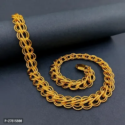 High Quality Indian Polished Gold Plated Brass Chain Gold Chain for Men-thumb4