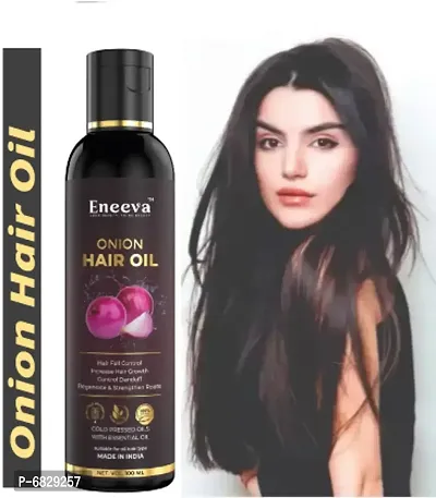 Eneeva Onion oil For Hair Fall Control, Hair Growth  Hair Regrowth- Best Formula For Hair Fall Treatment, Increase the hair Growth, Boost the hair Regrowth, Control Dandruff, Stronger, Thicker and st