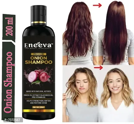 Eneeva Red Onion Hair Shampoo,for Hair Regrowth With Red Onion Oil, 27 Botanical Actives, Biotin, (pack of 1) 200ml
