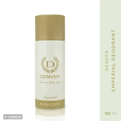 DENVER Imperial Deodorant (165ML) | Long Lasting Deo Body Spray for Men-thumb2