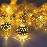 Prisma Collections Moraccan Ball String Lights for Indoor Outdoor Decoration Diwali Light for Party Birthday Diwali Christmas Navratri Valentine Gift Home Decoration Light-thumb1