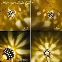 Prisma Collections 16 Metal Ball String LED Light for Diwali, Christmas, Navratri, Party, Wedding, Decoration, Gardens, Festival-thumb3