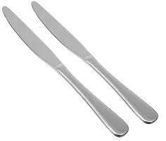 Prisma Collections Butter Knife Spreader Curler Slicer Professional Chef Knife with Serrated Edge (2 pcs)-thumb1