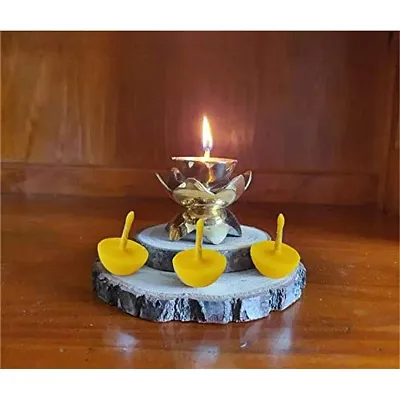 Buy Prisma Collection Accessories 4 U Wax Free Natural Pure Cow Ghee Diya  Cotton Wicks for Puja and Special Ocassions (100 Diyas) Color as per  Available - Lowest price in India| GlowRoad