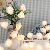 Prisma Collections Blooming Rose Flower LED String Lights Fairy Strip Light for Diwali Decoration Items Diwali Lights Christmas New Year Valentine Room Home Decor (Yellow)-thumb4