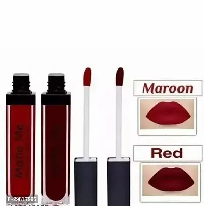 Combo of Red Maroon Matte Lipstick pack of 2