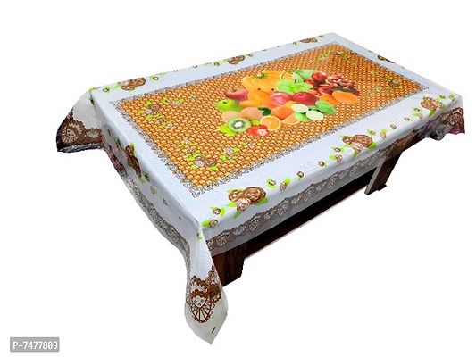 PRINTED DESIGNER fruit print PVC CENTRE TABLE COVER 40X60 INCH PACK OF 1