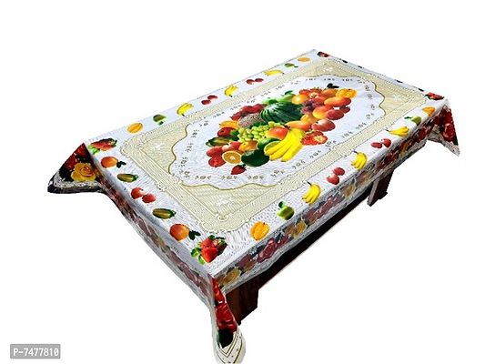 PRINTED DESIGNER fruit print PVC CENTRE TABLE COVER 40X60 INCH PACK OF 1