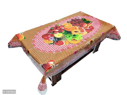 PRINTED DESIGNER fruit print PVC CENTRE TABLE COVER 40X60 INCH PACK OF 1-thumb0