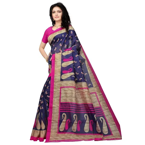 Stylish Polycotton Saree without Blouse piece For Women