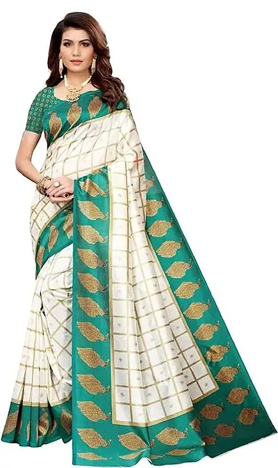 Elegant Polycotton Saree without Blouse piece For Women