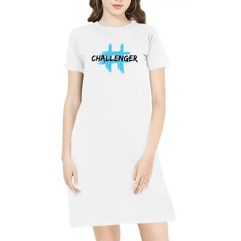 Stylish Blend T-shirt Dress For Women