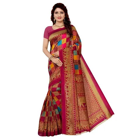 Stylish Polycotton Saree without Blouse piece For Women