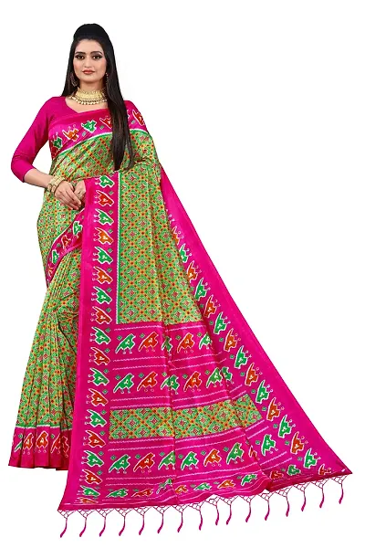 Stylish Polycotton Saree without Blouse piece For Women