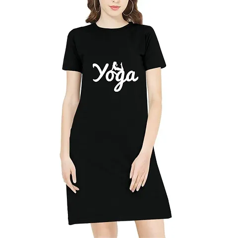 Stylish Blend T-shirt Dress For Women