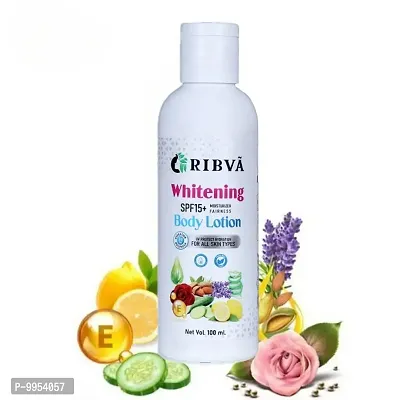 Ribva Whitening Body Lotion On SPF15+ Skin Lighten  Brightening Body Lotion Cream Buy-1 Get-1 Free-thumb2