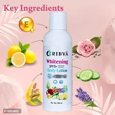 Ribva Whitening Body Lotion On SPF15+ Skin Lighten  Brightening Body Lotion Cream Buy-1 Get-1 Free-thumb4