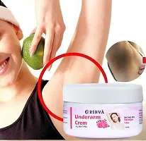 RIBVA Underarm and Neck Back Whitening Cream For Lightening  Brightening All Skin types (50 g) pack of-1-thumb1