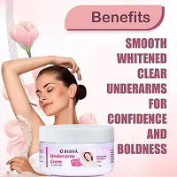 RIBVA Underarm and Neck Back Whitening Cream For Lightening  Brightening All Skin types (50 g) pack of-1-thumb2